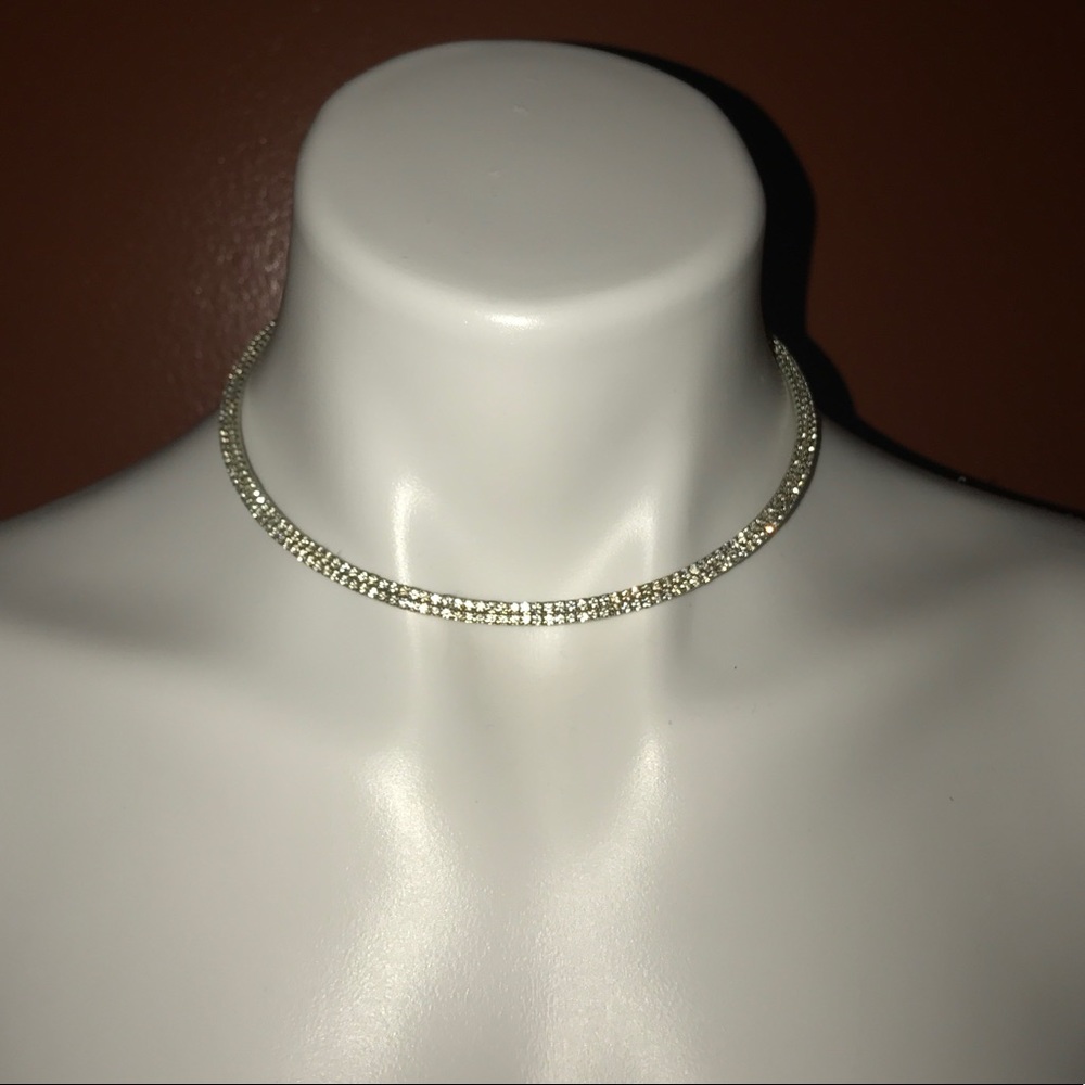 Crystal Choker Ring